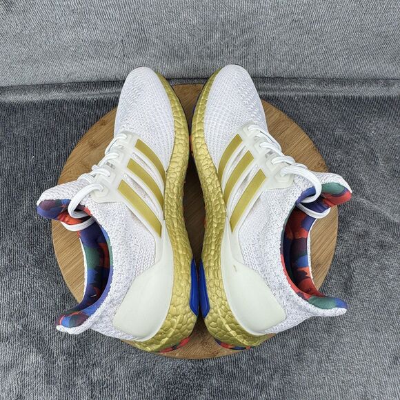 Adidas Ultraboost DNA Shoes Womens Size 9 White Gold Parley Running HP7425 - Picture 6 of 10